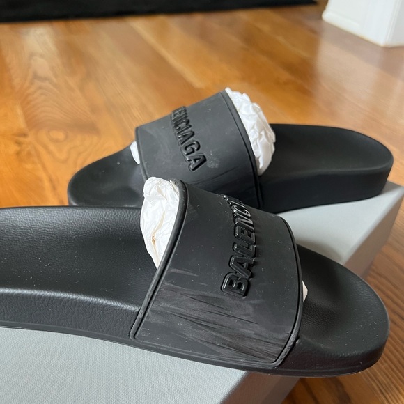 Balenciaga pool logo rubber slides - Picture 11 of 11